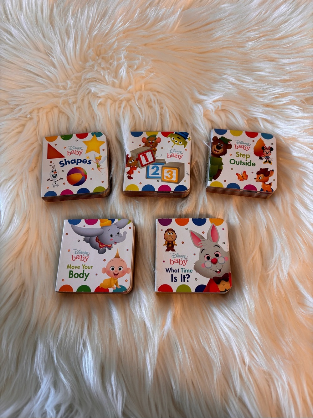 Disney Baby Small Board Books (5) GUC
